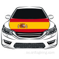 Världscupen 100 * 150 cm Spanien Flaggbil Huvflagga Högelastiskt tyg